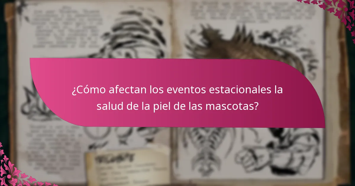 ¿Cuáles son los requisitos para presentar reclamaciones por problemas de piel en mascotas?