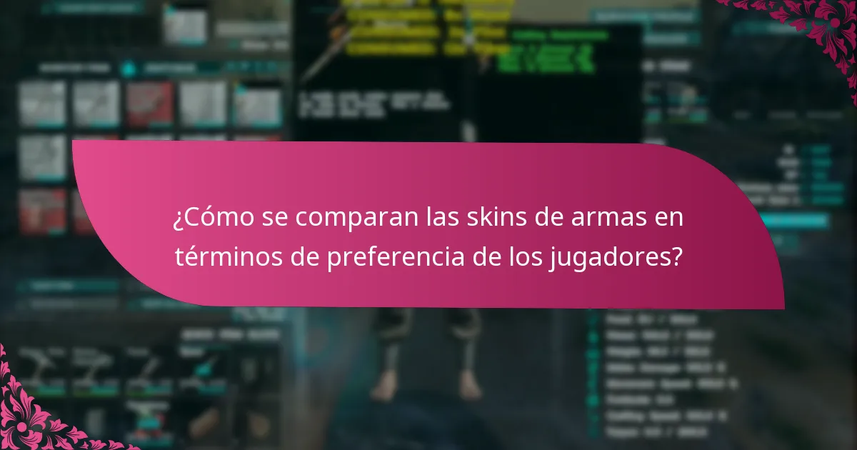 ¿Qué eventos ofrecen skins de armas exclusivas?