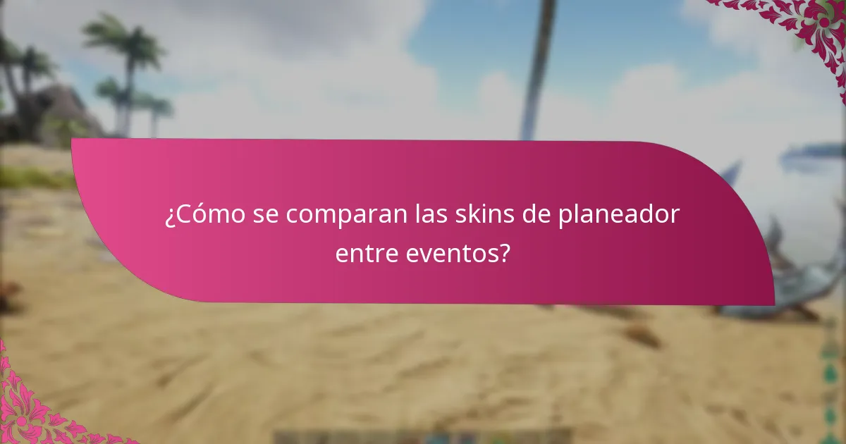 ¿Cuál es el proceso para reclamar skins de planeador?