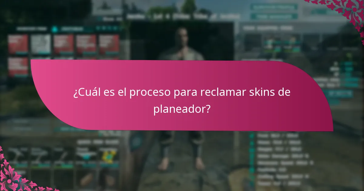 ¿Cómo se comparan las skins de planeador entre eventos?
