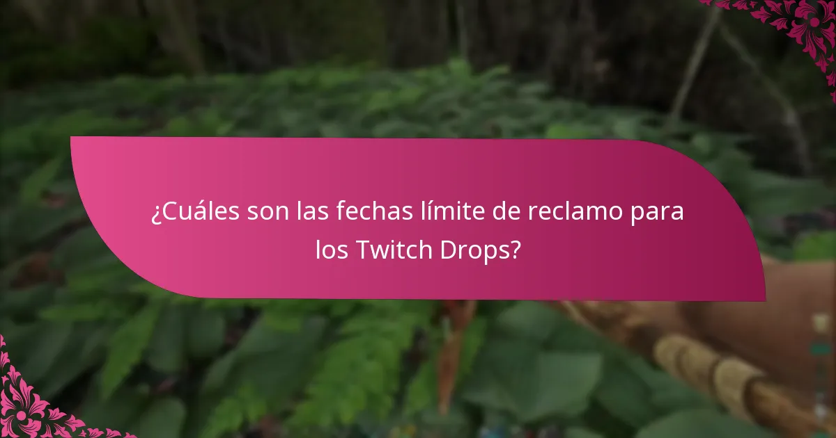 ¿Cuánto tiempo duran los Twitch Drops?