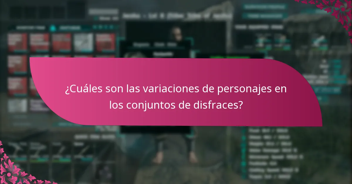 ¿Cuándo son los eventos para las reclamaciones de conjuntos de disfraces?
